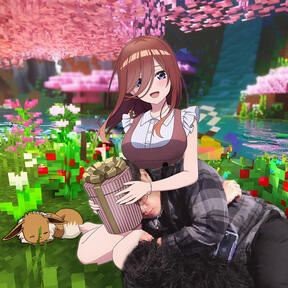 Miku + Eevee + Minecraft